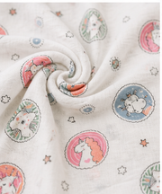 Muslin Baby Swaddle - Animals